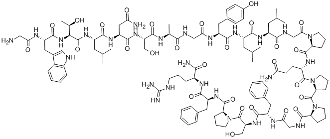 GLY-TRP-THR-LEU-ASN-SER-ALA-GLY-TYR-LEU-LEU-GLY-PRO-GLN-PRO-PRO-GLY-PHE-SER-PRO-PHE-ARG-NH2 CAS#: 860790-38-1