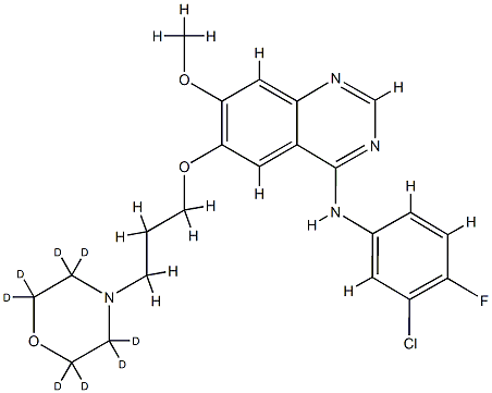 Gefitinib D8 CAS#: 857091-32-8