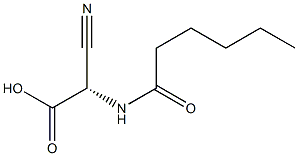 Glycine, 2-cyano-N-hexanoyl- (5CI) CAS#: 859307-48-5