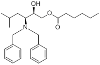 HEXANOIC ACID (2R,3S)-3-DIBENZYLAMINO-2-HYDROXY-5-METHYLHEXYL ESTER CAS#: 871948-94-6
