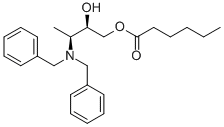 HEXANOIC ACID (2R,3S)-3-DIBENZYLAMINO-2-HYDROXYBUTYL ESTER CAS#: 871948-91-3