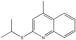 Lepidine, 2-(isopropylmercapto)- (4CI) CAS#: 817166-87-3