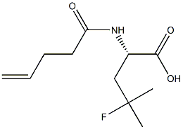 Leucine, 4-fluoro-N-(1-oxo-4-pentenyl)- CAS#: 848949-88-2