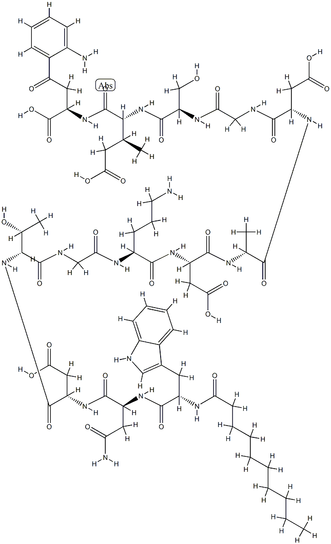 Linear DaptoMycin CAS#: 883991-21-7