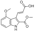 METHYL 3-(2-CARBOXY-VINYL)-4-METHOXY-1H-INDOLE-2-CARBOXYLATE CAS#: 885273-69-8