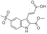 METHYL 3-(2-CARBOXY-VINYL)-5-METHANESULFONYL-1H-INDOLE-2-CARBOXYLATE CAS#: 885273-55-2