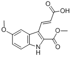 METHYL 3-(2-CARBOXY-VINYL)-5-METHOXY-1H-INDOLE-2-CARBOXYLATE CAS#: 885273-71-2