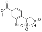 METHYL 3-BROMO-4-(1,1-DIOXIDO-3-OXOISOTHIAZOLIDIN-5-YL)BENZOATE CAS#: 850318-40-0