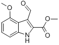 METHYL 3-FORMYL-4-METHOXY-1H-INDOLE-2-CARBOXYLATE CAS#: 858747-09-8