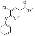 METHYL 5-CHLORO-6-(PHENYLSULFANYL)NICOTINATE CAS#: 885951-48-4