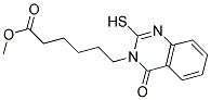 METHYL 6-(2-MERCAPTO-4-OXOQUINAZOLIN-3(4H)-YL)HEXANOATE CAS#: 848369-55-1