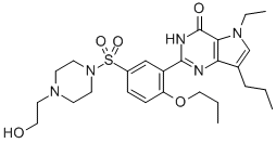 MIRODENAFIL CAS#: 862189-95-5
