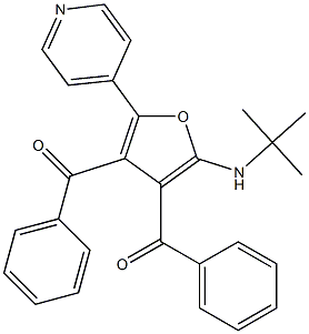 Methanone,  [2-[(1,1-dimethylethyl)amino]-5-(4-pyridinyl)-3,4-furandiyl]bis[phenyl-  (9CI) CAS#: 885357-81-3