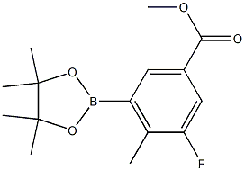 Methyl 3-fluoro-4-Methyl-5-(4,4,5,5-tetraMethyl-1,3,2-dioxaborolan-2-yl)benzoate CAS#: 861905-22-8