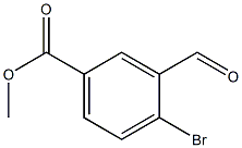 Methyl 4-bromo-3-formylbenzoate CAS#: 858124-35-3