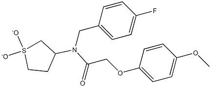 N-(1,1-dioxidotetrahydro-3-thienyl)-N-(4-fluorobenzyl)-2-(4-methoxyphenoxy)acetamide CAS#: 848866-51-3