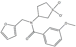 N-(1,1-dioxidotetrahydrothiophen-3-yl)-N-(furan-2-ylmethyl)-3-methoxybenzamide CAS#: 845804-09-3