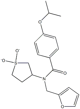 N-(1,1-dioxidotetrahydrothiophen-3-yl)-N-(furan-2-ylmethyl)-4-(propan-2-yloxy)benzamide CAS#: 846026-15-1