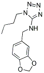 N-(1,3-BENZODIOXOL-5-YLMETHYL)-1-BUTYL-1H-TETRAZOL-5-AMINE CAS#: 880865-61-2