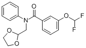 N-((1,3-DIOXOLAN-2-YL)METHYL)-3-(DIFLUOROMETHOXY)-N-PHENYLBENZAMIDE CAS#: 864685-32-5