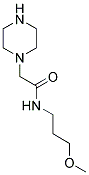 N-(3-METHOXYPROPYL)-2-PIPERAZIN-1-YLACETAMIDE CAS#: 871217-92-4