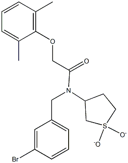 N-(3-bromobenzyl)-2-(2,6-dimethylphenoxy)-N-(1,1-dioxidotetrahydro-3-thienyl)acetamide CAS#: 877794-66-6