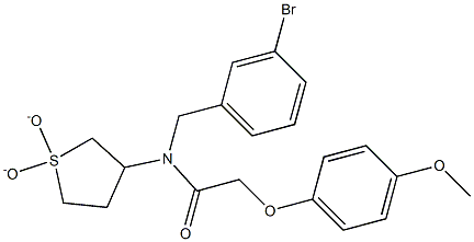 N-(3-bromobenzyl)-N-(1,1-dioxidotetrahydro-3-thienyl)-2-(4-methoxyphenoxy)acetamide CAS#: 850242-59-0