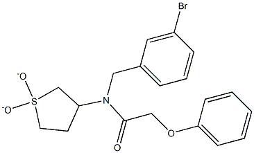N-(3-bromobenzyl)-N-(1,1-dioxidotetrahydro-3-thienyl)-2-phenoxyacetamide CAS#: 877787-04-7