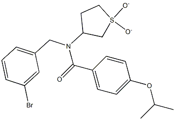 N-(3-bromobenzyl)-N-(1,1-dioxidotetrahydro-3-thienyl)-4-isopropoxybenzamide CAS#: 862191-71-7