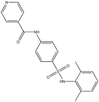 N-(4-{[(2,6-dimethylphenyl)amino]sulfonyl}phenyl)isonicotinamide CAS#: 876522-59-7