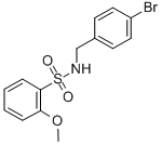 N-(4-BROMO-BENZYL)-2-METHOXY-BENZENESULFONAMIDE CAS#: 864685-53-0