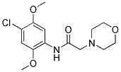 N-(4-CHLORO-2,5-DIMETHOXYPHENYL)-2-MORPHOLINOACETAMIDE CAS#: 868256-33-1