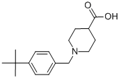N-(4-TERT-BUTYLBENZYL)PIPERIDINE-4-CARBOXYLIC ACID CAS#: 872991-72-5
