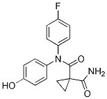 N-(4-fluorophenyl)-N-(4-hydroxyphenyl)cyclopropane-1,1-dicarboxamide CAS#: 849217-60-3