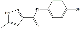 N-(4-hydroxyphenyl)-5-methyl-1H-pyrazole-3-carboxamide CAS#: 862248-40-6