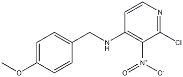 N-(4-methoxybenzyl)-2-chloro-3-nitropyridin-4-amine CAS#: 881844-09-3