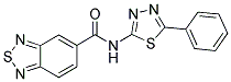 N-(5-PHENYL-1,3,4-THIADIAZOL-2-YL)-2,1,3-BENZOTHIADIAZOLE-5-CARBOXAMIDE CAS#: 874468-34-5