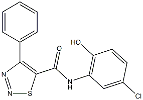 N-(5-chloro-2-hydroxyphenyl)-4-phenyl-1,2,3-thiadiazole-5-carboxamide CAS#: 860649-81-6