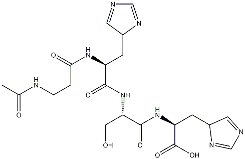 N-Acetyl-beta-alanyl-L-histidyl-L-seryl-L-histidine CAS#: 820959-17-9