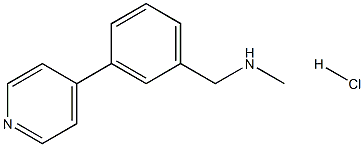N-Methyl-1-(3-(pyridin-4-yl)phenyl)MethanaMine hydrochloride CAS#: 857283-65-9