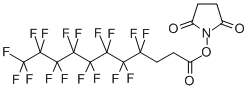 N-Succinimidyl 4,4,5,5,6,6,7,7,8,8,9,9,10,10,11,11,11-heptadecafluoroundecanoate CAS#: 852527-45-8