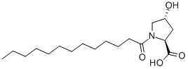 N-Tetradecanoyl-4-hydroxy-L-proline CAS#: 848390-99-8