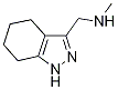 N-methyl-1-(4,5,6,7-tetrahydro-1H-indazol-3-yl)methanamine(SALTDATA: 1.9HCl) CAS#: 883544-80-7