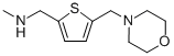 N-methyl-[5-(morpholinomethyl)thien-2-ylmethyl]amine CAS#: 893742-71-7