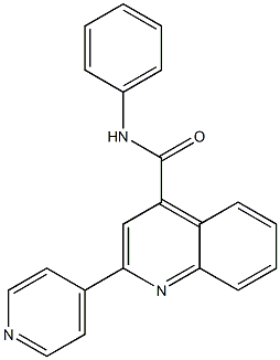 N-phenyl-2-(pyridin-4-yl)quinoline-4-carboxamide CAS#: 879921-41-2