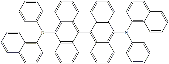 N10,N10'-diphenyl-N10,N10'-dinaphthalenyl-9,9'-bianthracene-10,10'-diamine CAS#: 885502-26-1