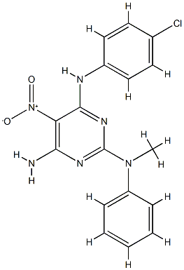 N~4~-(4-chlorophenyl)-N~2~-methyl-5-nitro-N~2~-phenylpyrimidine-2,4,6-triamine CAS#: 836627-08-8