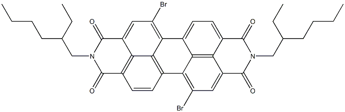 N,N'-Bis(2-ethylhexyloxy)-1,7-dibroMo-3,4,9,10-perylene diiMide CAS#: 851786-15-7
