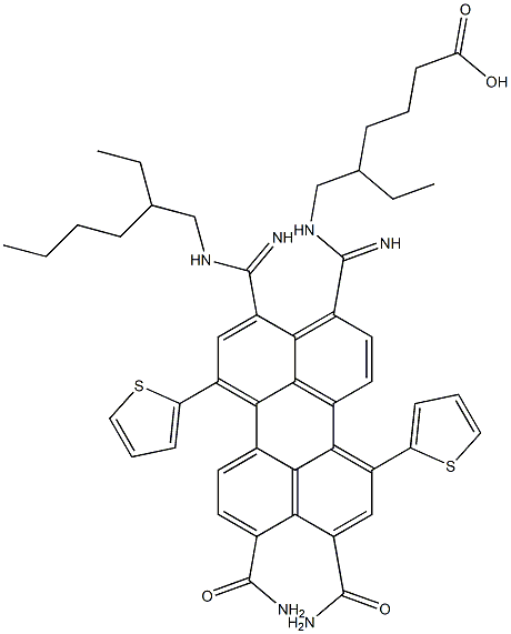 N,N'-di(2-ethylhexyl)-1,7-di(thiophen-2-yl)perylene-3,4,9,10-tetracarboxylic acid bisimide CAS#: 851786-19-1