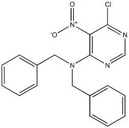 N,N-dibenzyl-6-chloro-5-nitropyrimidine-4-amine CAS#: 882272-97-1